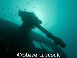 The Thistlegorm, 40mm anti aircraft gun. Taken with Olymp... by Steve Laycock 